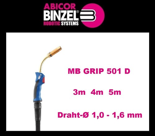 Abicor binzel mig mag - abicor, 5m
