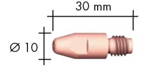 Binzel stromdüse cucrzr - cucrzr, m8